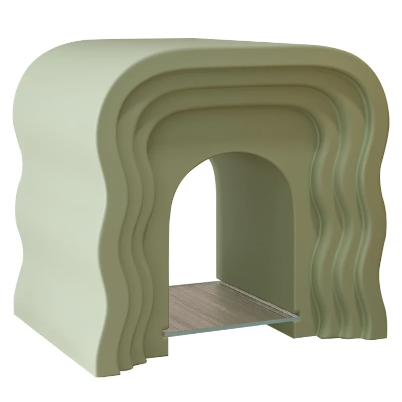 

Cream Light Luxury Italian Creative Sofa Side Table Bedside Table Side Table Coffee Table Small Apartment Table