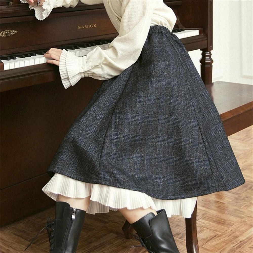 

Japanese Gothic skirt, high waist skirt, Harajuku, , leisure, retail, street, Korea, new 2022