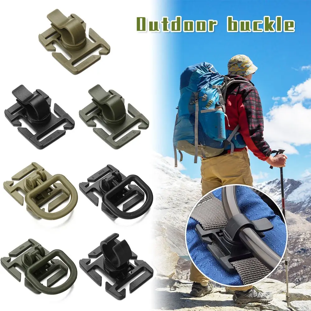 

EDC tool Backpacks Locking Carabiner Tactical Swivel Attach Hose Clamp Mountain Clamp Strap Hang Buckle D Ring Clip