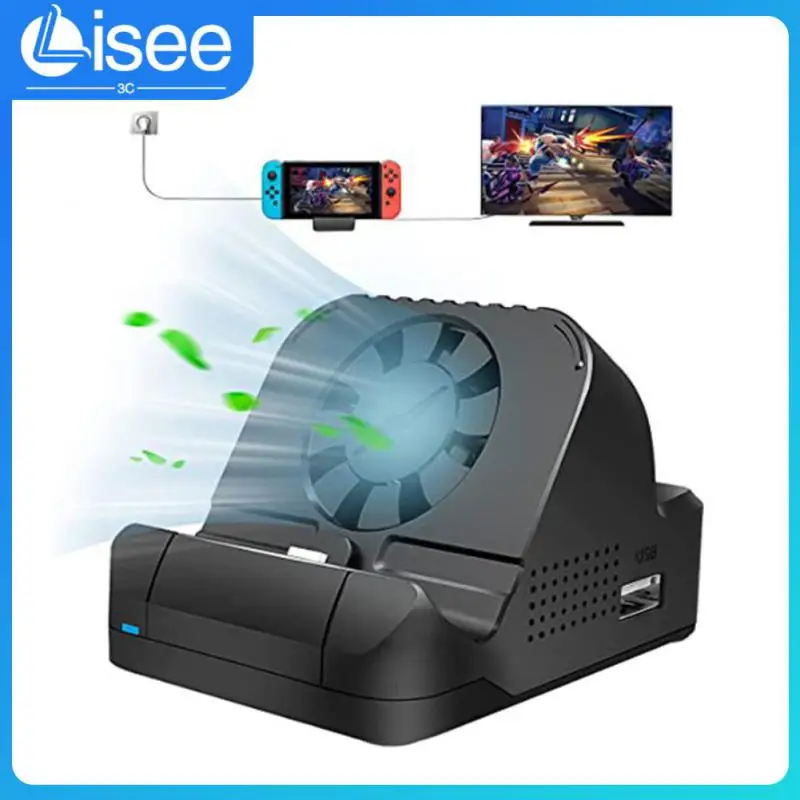 

With Fan Cooling For Switch Projection Converter Multifunctional Usb3.0 With Usb 3.0 Port Charging Base For Switch Dock