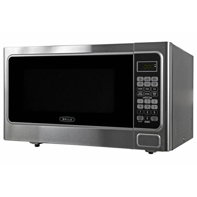 ZAOXI1.1 Cu. Ft 1000-Watt Family Sized Microwave Oven, Stainless Steel and Black 4