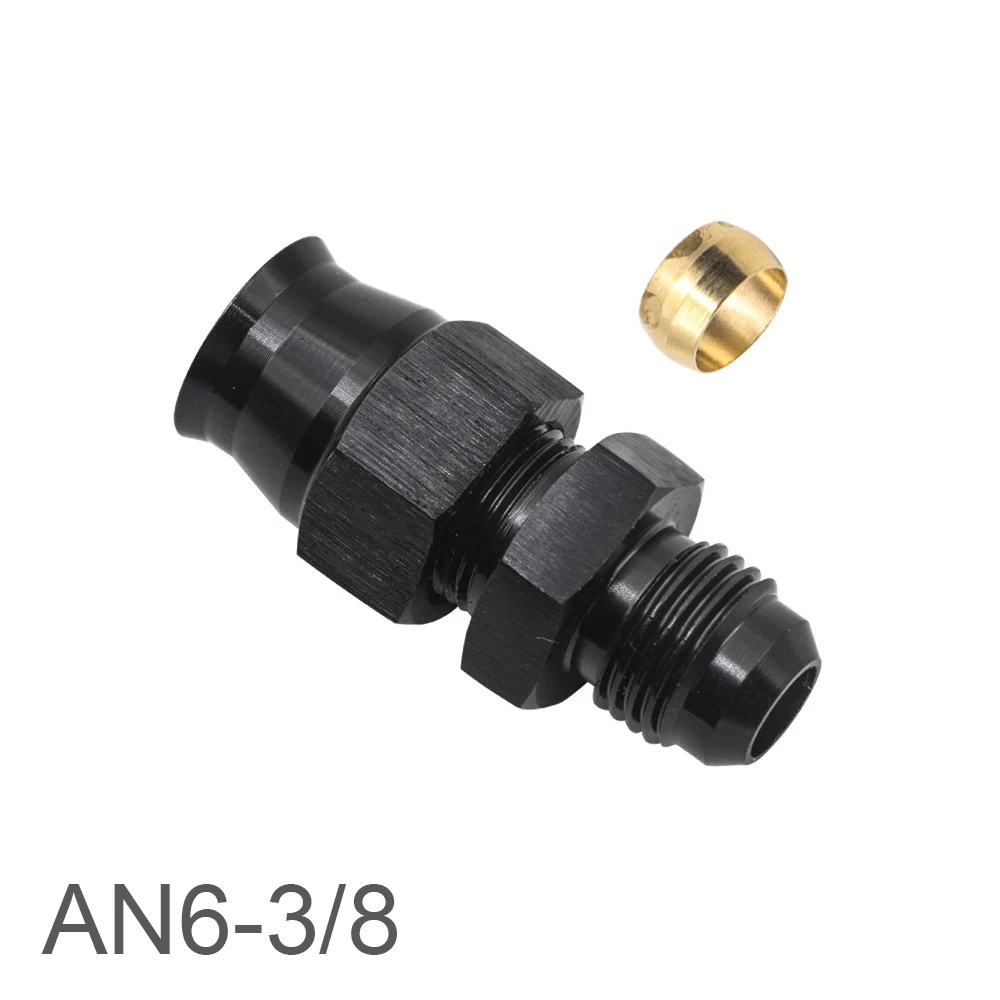 

6AN Male Flare к 3,5-дюймовому топливному трубопроводу, фитинг, адаптер, Соединитель с латунной вставкой для смазочной системы, подачи топлива