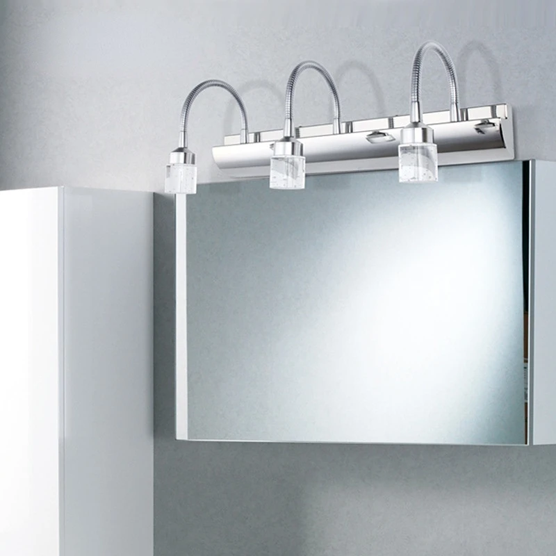 

Современный светодиодный светильник для зеркала, освещение для ванной комнаты, спальни, противотуманный светильник льник для зеркала, шкаф...