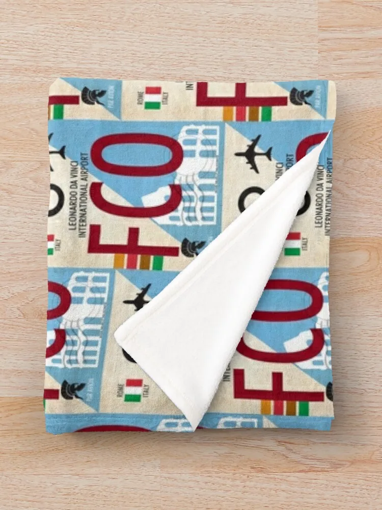 Леонардо да Винчи Международный аэропорт FCO Багажная бирка Код аэропорта ROME