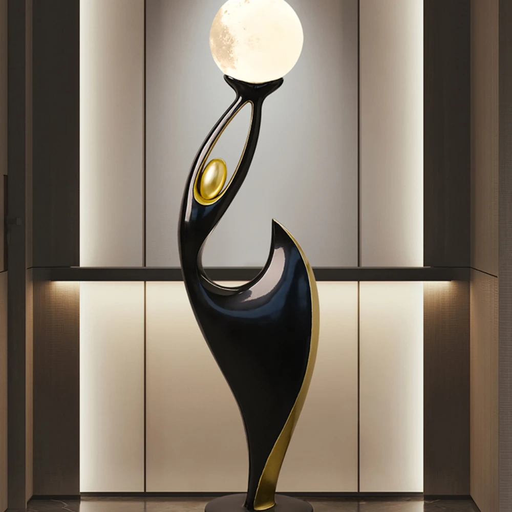 Большая Напольная Лампа для украшения гостиной ТВ кабинета дивана боковой вход