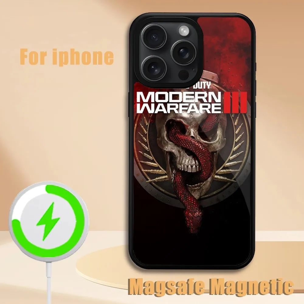 Чехол для телефона Game Call of Duty iPhone 11 12 13 14 15 Plus Pro Max Magsafe магнитный чехол