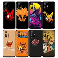 naruto mascot nine tailed fox phone case for xiaomi mi 12 12x 11 lite 11x 11t x3 x4 nfc m3 f3 gt m4 pro lite ne 5g silicone case