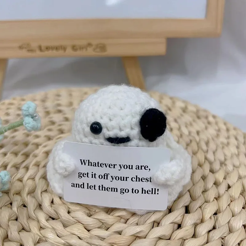 Положительная энергия чистая ручная работа кукла-картошка обнимающая карманную