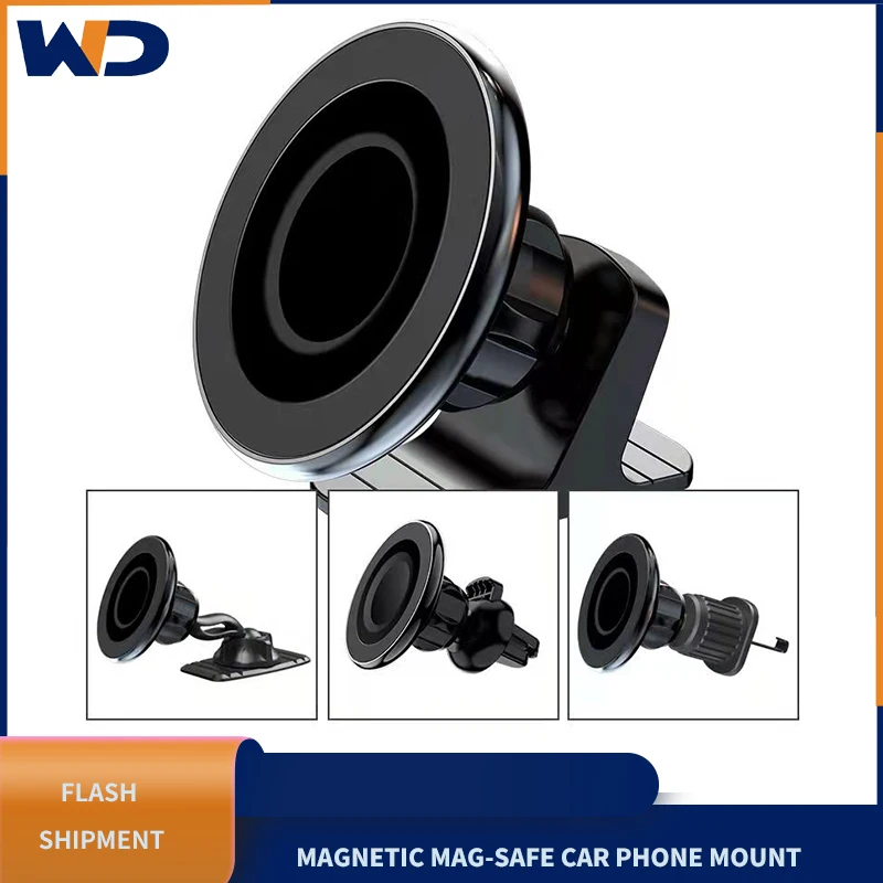 

Магнитное магнитное крепление для телефона WD, автомобильный держатель приборной панели телефона с вращением на 360 ° для iPhone 13,13 Pro,13 Pro Max,13 Mini,...
