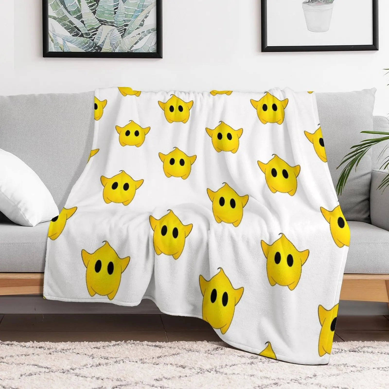 Желтое одеяло Luma модные диваны для детей одеяла Furrys