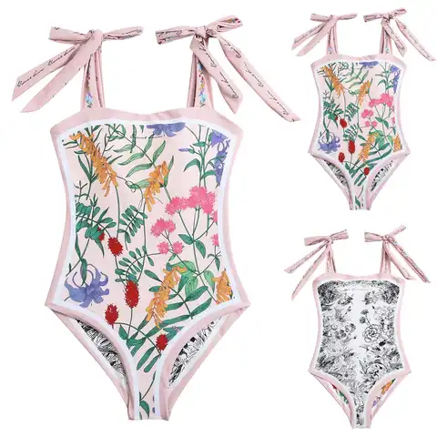 Women's Retro Sexy One-Piece Double-Sided Can Wear hotl Print Swimsuit Swimwear Women Swimsuit Bikini 2023 New Sexy Bikini