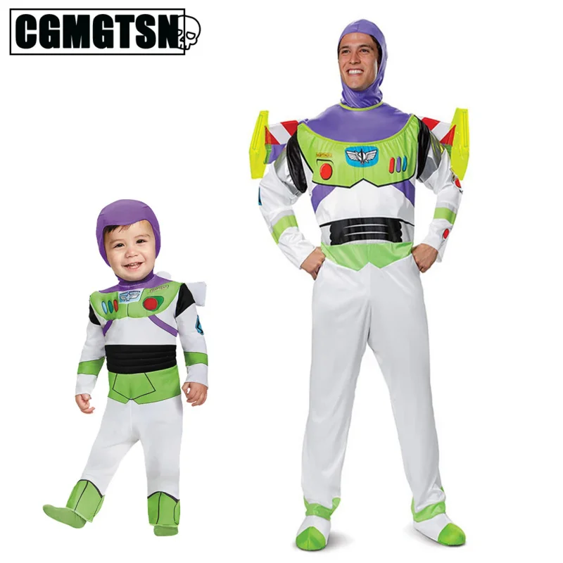 

CGMGTSN-Buzz Lightyear Costume for Kids and Adults Carnival Uniform Performance Party Wear Halloween Costume 110-180