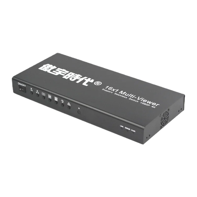 Aoyu Era 16-портовый сплиттер: 16x1 HDMI сплиттер с 4 входами и 1 выходом 8 разрешение 4K