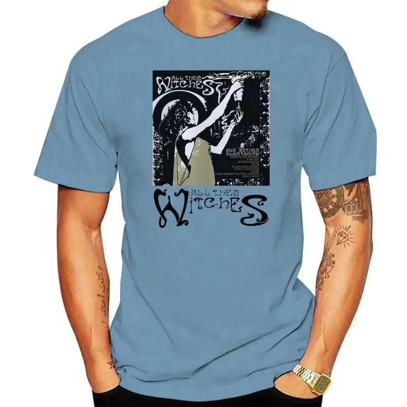 

Мужская футболка «все их ведьмы», унисекс или Женская облегающая футболка, рок, блюз, джаз, музыка