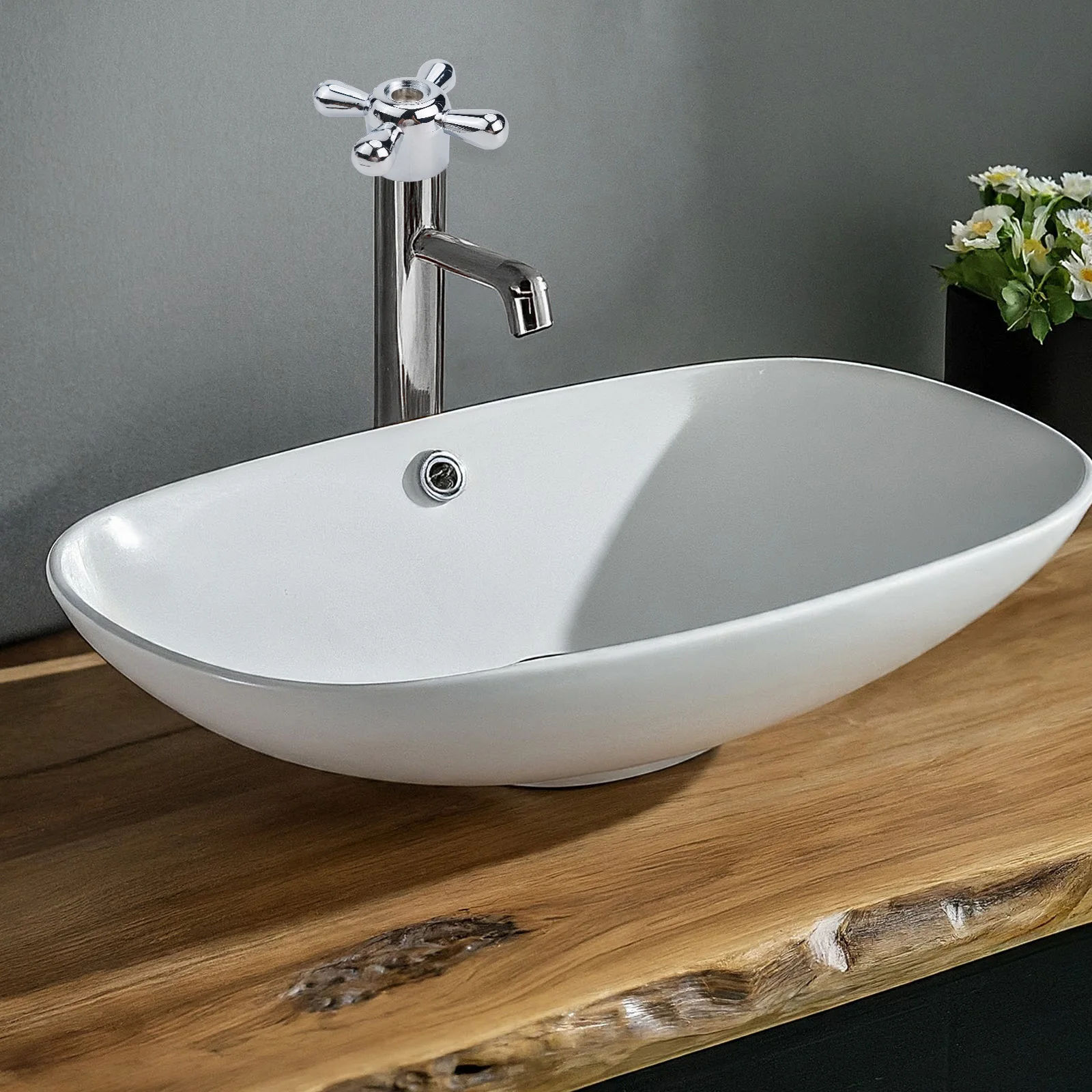 Ручки для смесителя треугольный клапан 2 шт. 69x31x27 мм аксессуары ванной комнаты из