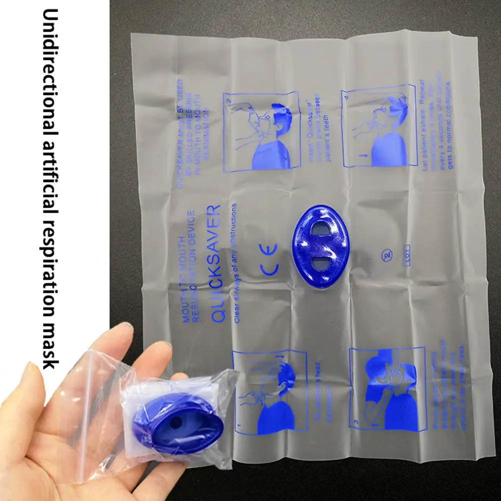 

Artificial Respiration Breathing Mask First Aid Mouth to Mouth CPR Face Shield