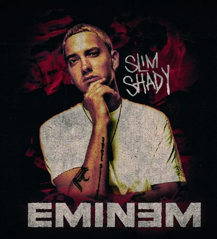 Футболка Eminem черная хлопковая