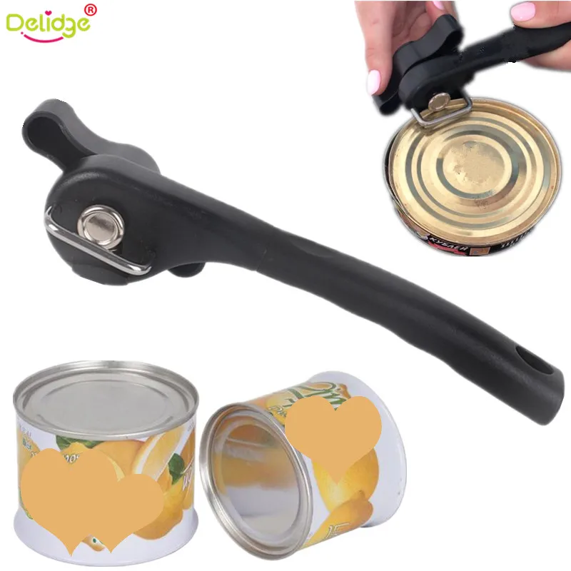 

1 Pc 18.5*6 Cm Can Bottle Opener Metal+PP MultiFunction Luncheon Meat Fruit Fast Food Canned Can Opener Kitchen Things