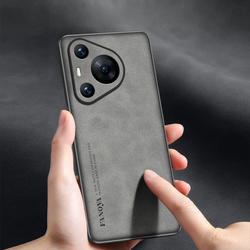 Чехол-бампер из искусственной кожи для Huawei P70 Pro