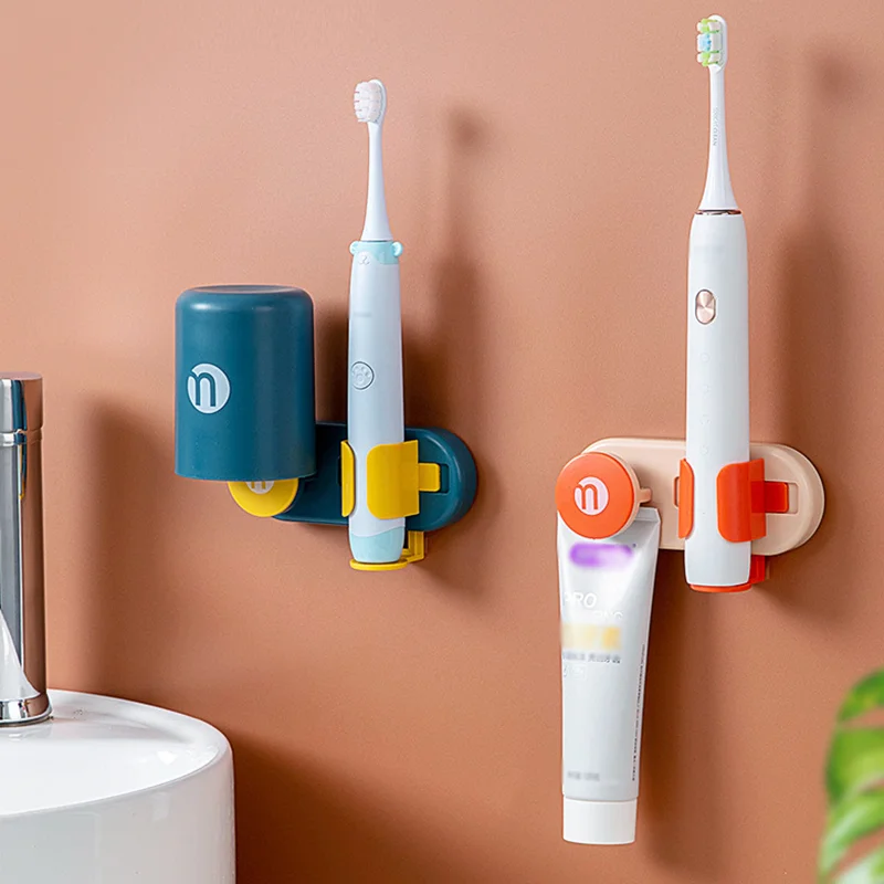 

Wall Mounted Electric Toothbrush Holder Household Save Space Keep Dry Organizer Toothbrush Storage Stand Rack Bathroom Supplies