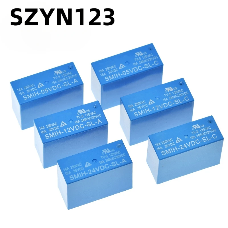 SMIH-05V 12 В 24 постоянного тока-SL-A-SL-C 6-контактное/8-контактное реле 250 16 А SMIH-05VDC-SL-A
