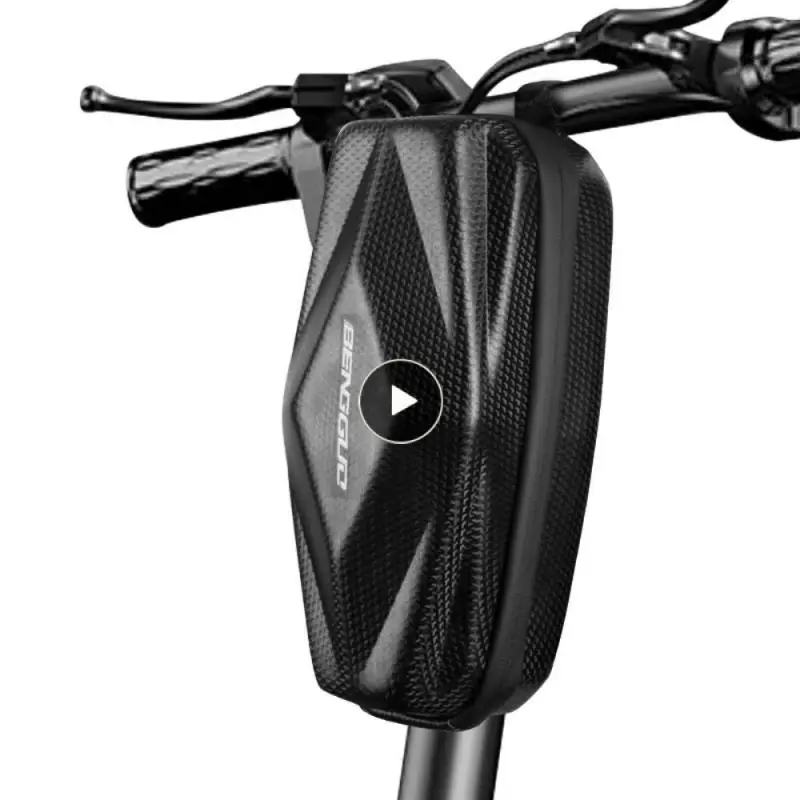 

Anti-pressure Hard Shell Package Riding Equipment Waterproof Large Capacity Eva Bike Front Beam Package Mountain Bike