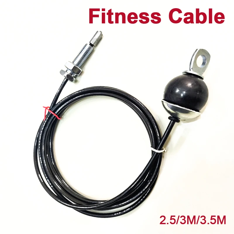 Fitness Machine Replacement Cable Pulley Cable Heavy Duty Steel Wire Rope For Gym Home Cable Machine Strength Workout Accessorie
