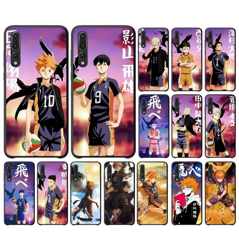

MaiYaCa Haikyuu Hinata attacks Anime Phone Case for Huawei P30 40 20 10 8 9 lite pro plus Psmart2019