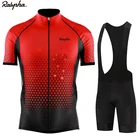 Новая велосипедная Джерси с коротким рукавом, комплект одежды для велосипеда, одежда для горного велосипеда, триатлоновая форма, Джерси