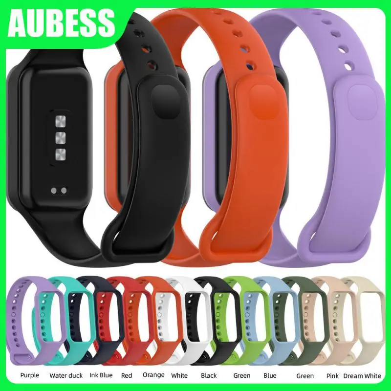 

2/3/5PCS Silicone Watchband Light Breathable Smartwatch Replacement Wristband Easy Installation Portable Consumer Electronics