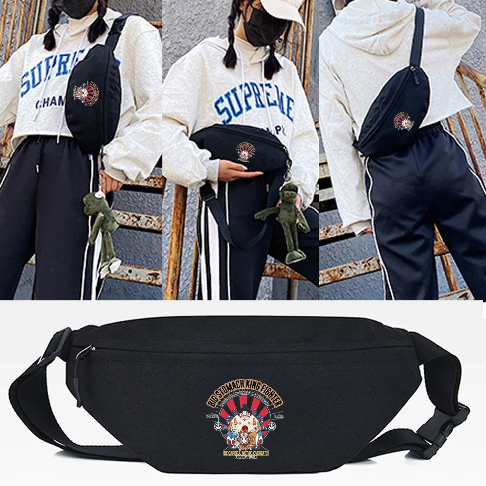 

Waist Bags Unisex Casual Travel Chest Pack for Women Lightweight Man Belt Pouch Phone Crossbody Shoulder Bag Sumo Wrestler Print