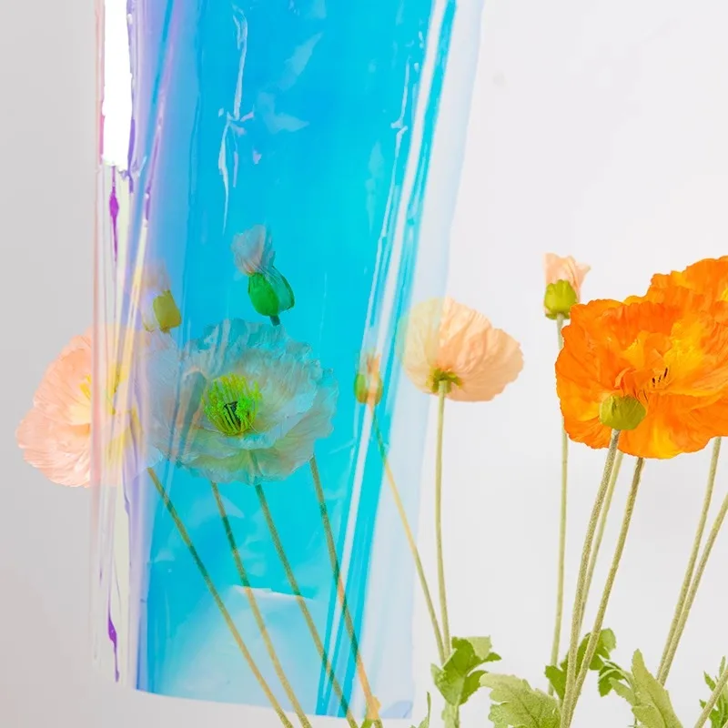 Прозрачный голубой бумажный фон для фото