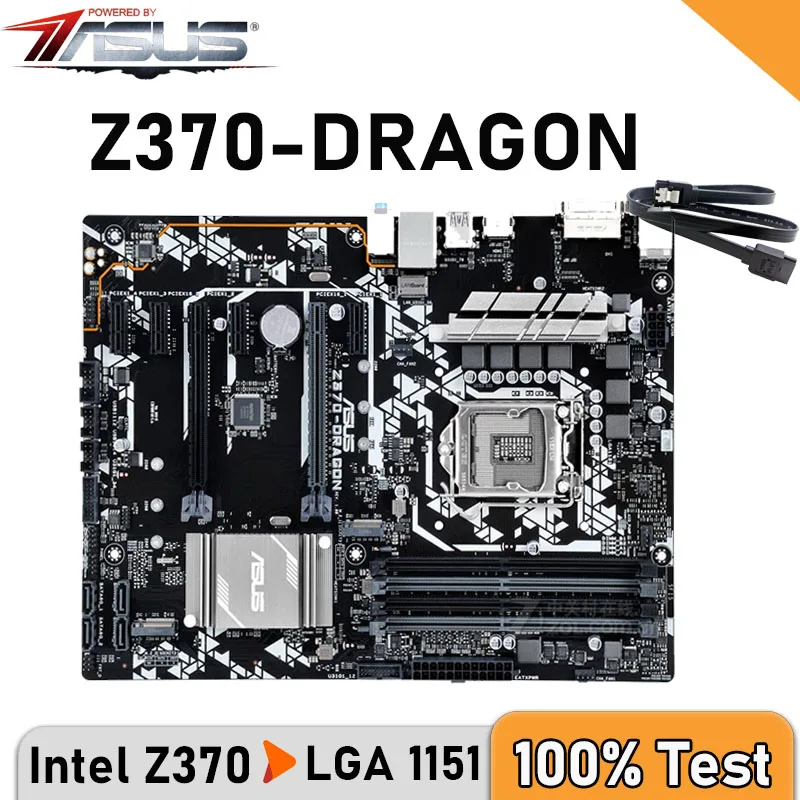 

LGA 1151 Asus Z370-DRAGON Б/у материнская плата DDR4 LGA 1151 Intel Z370 DDR4 64GB PCI-E 3.0 Overlocking M.2 Б/у материнская плата ATX