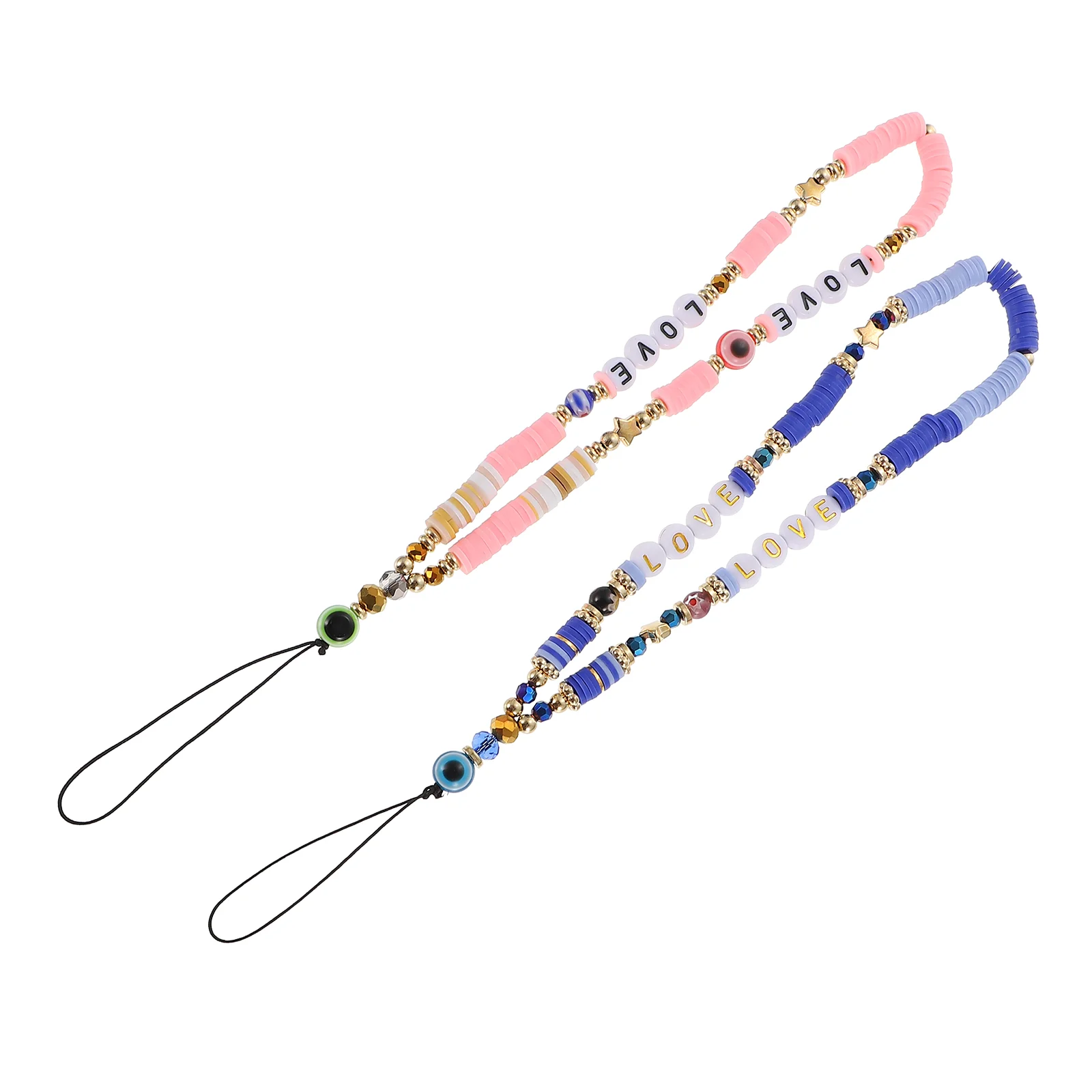 

Phone Lanyard Strap Cell Neck Beaded Mobile Holder Bead Lost Camera Anti Wrist Rope Decorative Lanyards Beads Accessories