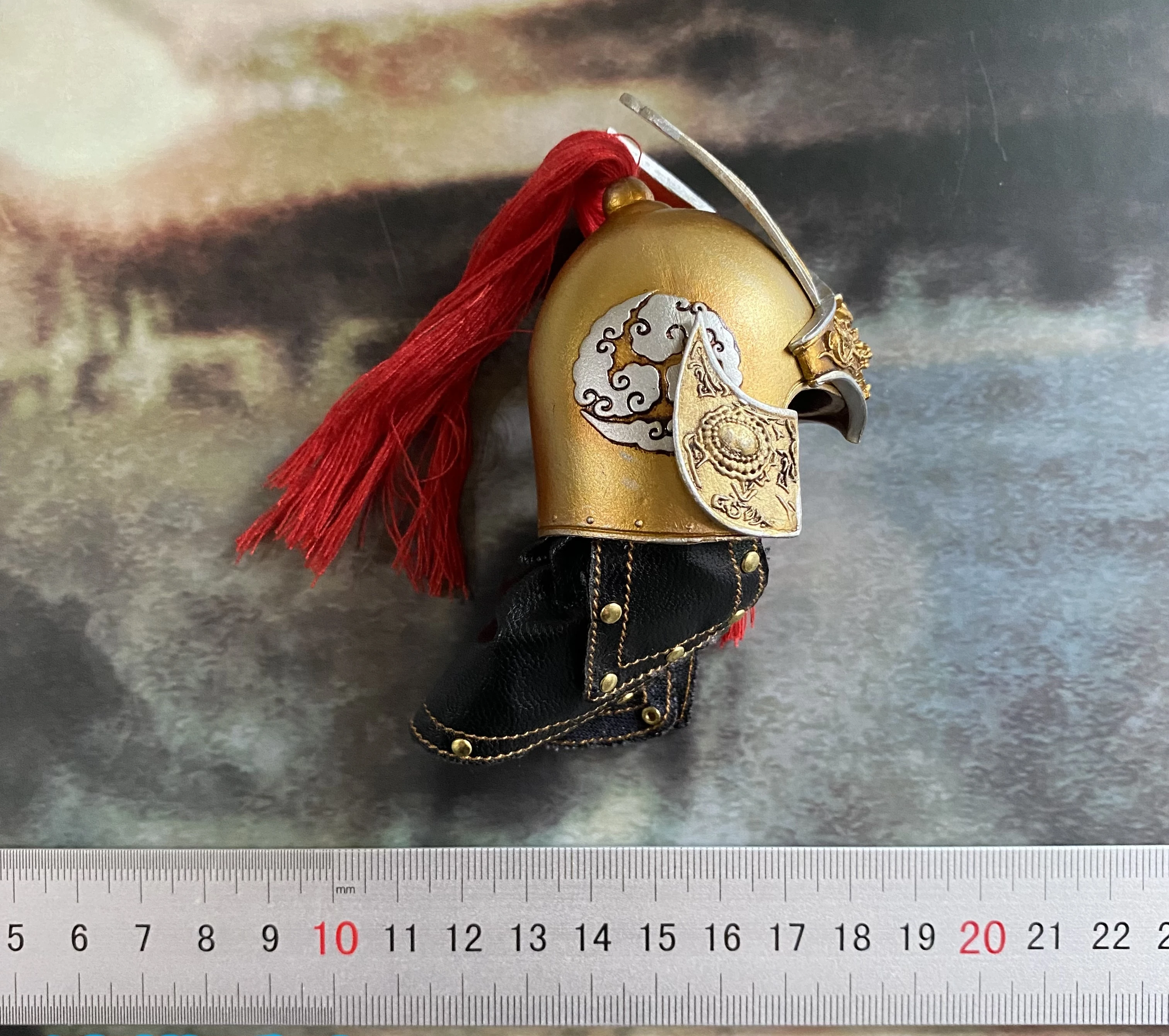 

303toys 1/6 Male Soldiers Ancient General Guan Yunchang Guan Yu 2.0 Helmet Model Accessories fit 12“ Body Doll