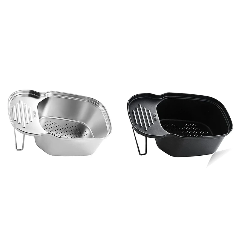 

Sink Strainer Funnel Drain Basket Multifunctional Saddle-Shaped Left Mesh Stainless Steel Filter