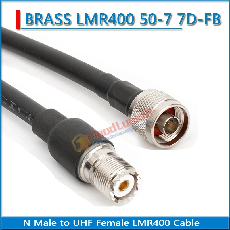 L16 N Женский к PL259 SO239 PL-259 SO-239 UHF мужской коаксиальный разъем LMR400 RG8 RG8U RG8/U SYWV50-7 7D-FB