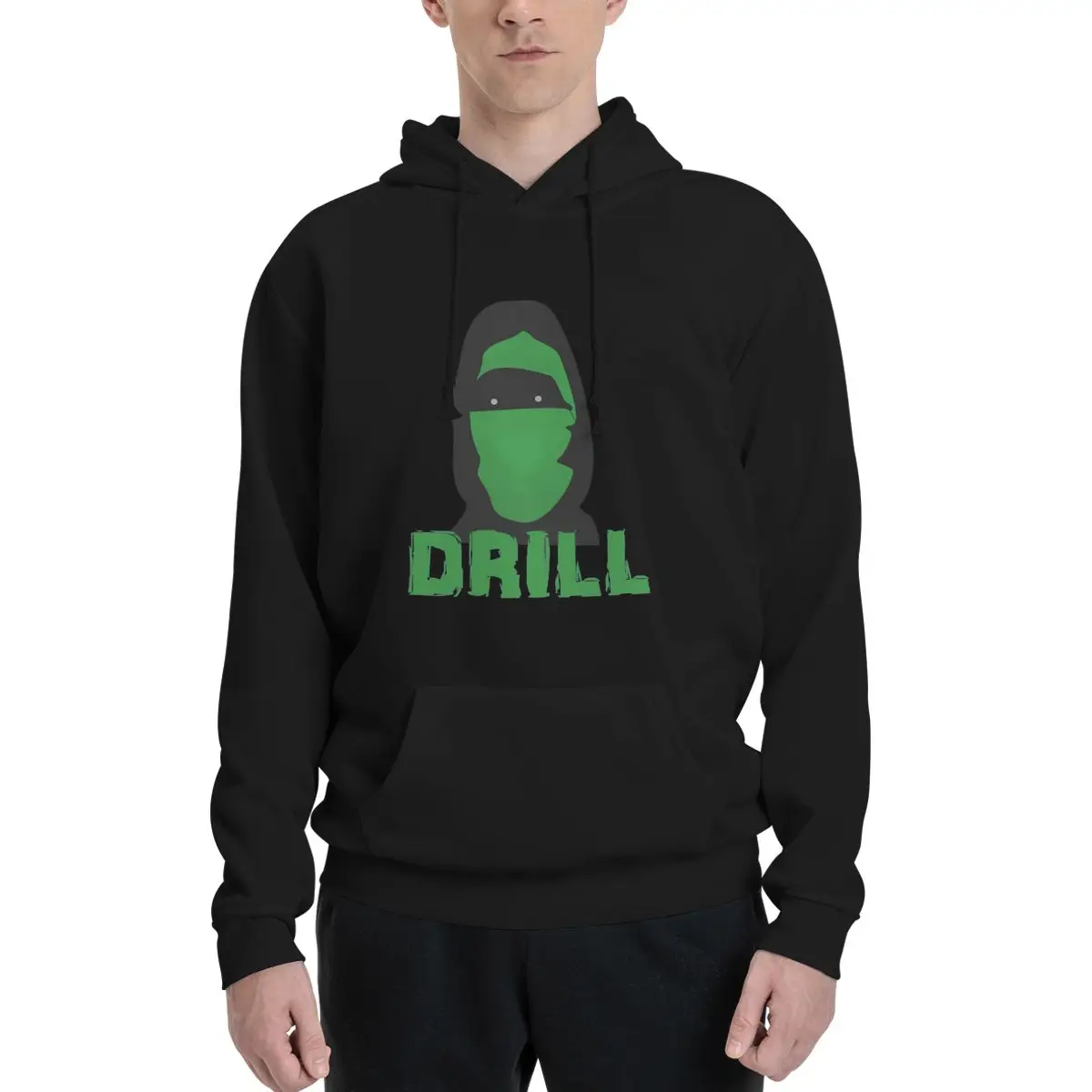 

DRILL MUSIC Polyester Hoodie Men's Women's Sweater Size XXS-3XL