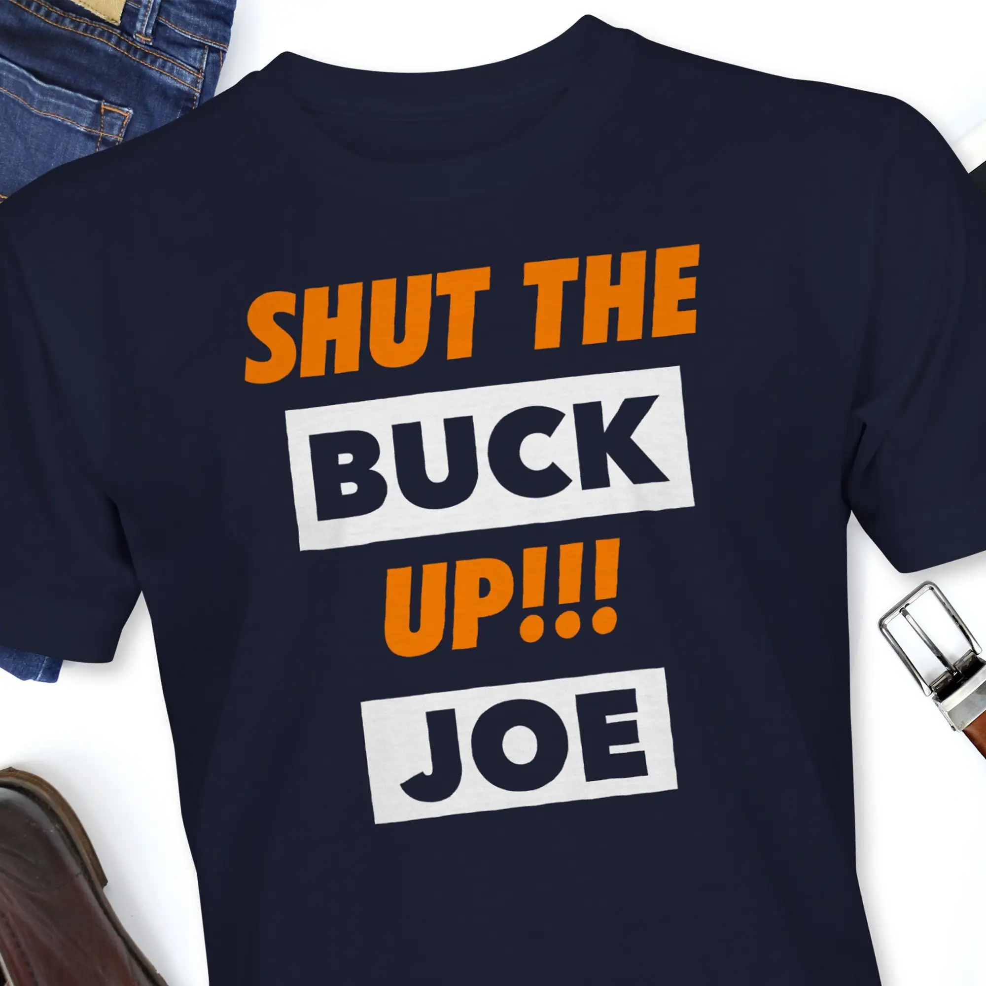 Мягкая стильная цветная футболка с принтом Джо бак