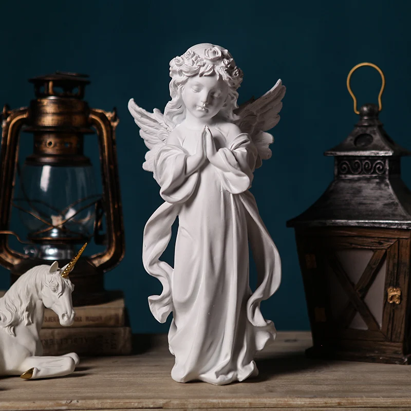 

Creative Angel Sculpture Desktop Decoration Living Room Decoration Wine Cabinet Decoration Crafts