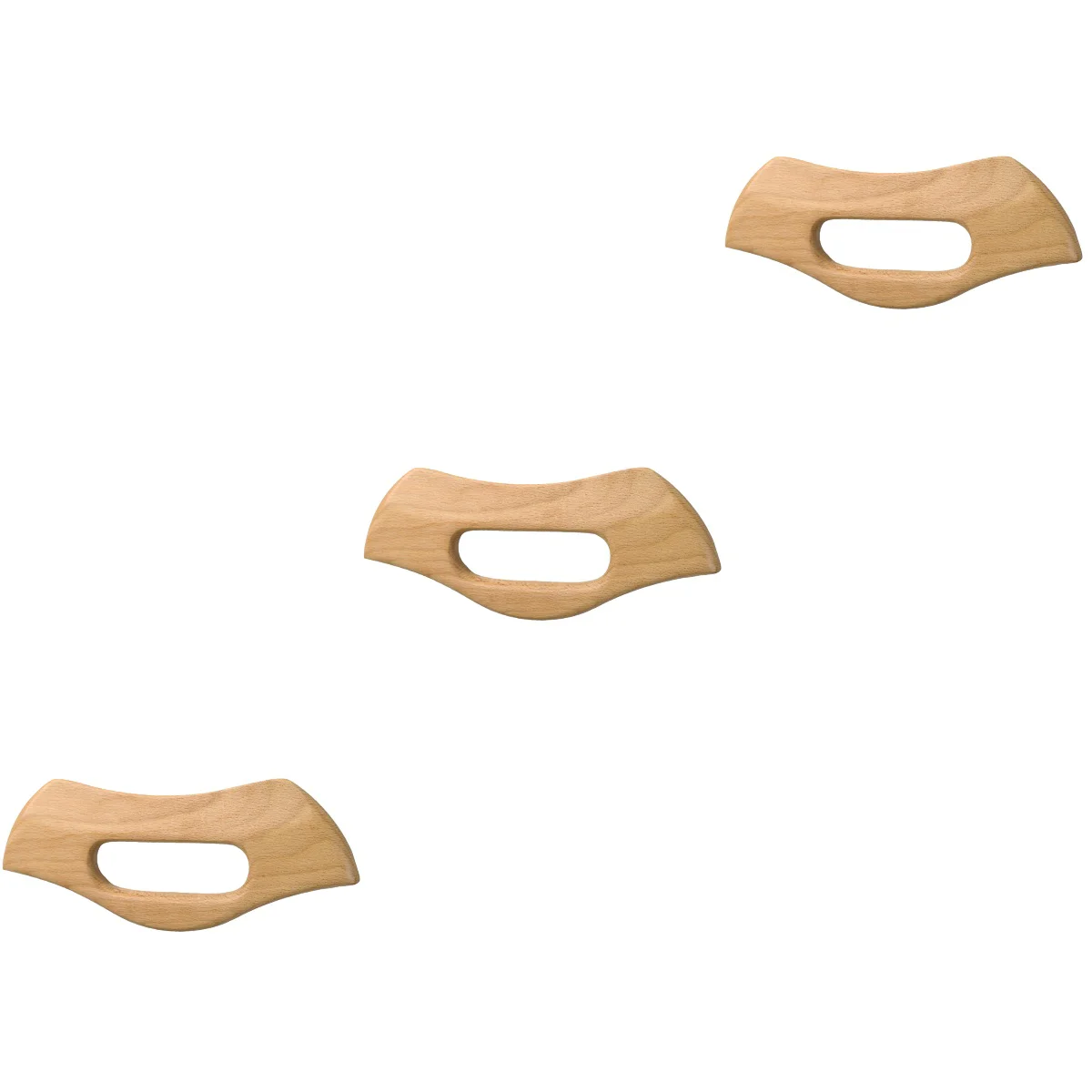 

3pcs Natural Wood Board Scraping Board for Face Arm Neck Foot Body
