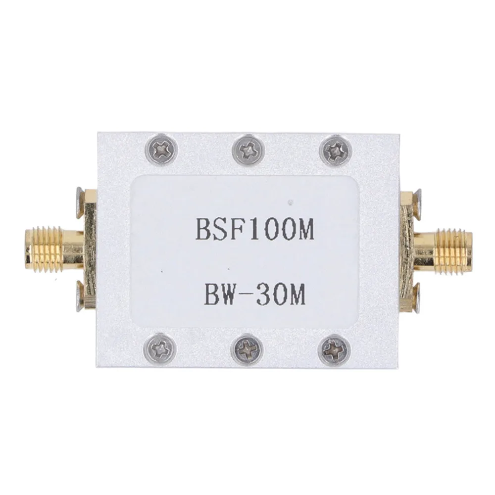 

Band Stop Filter 88-108M Passive Notch Filter Anti-FM Interference Filter CNC Aluminum Alloy Case SMA Interface