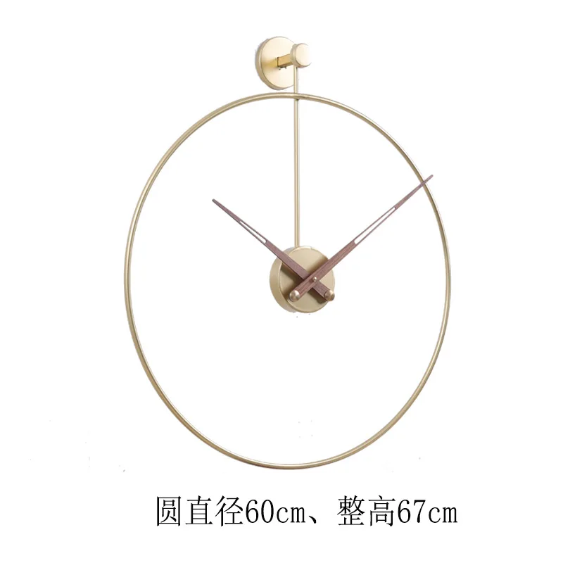Simple Creative Wall Clock Modern Design Spanish Style Home Living Room Decoration Mute Large Decor Watchs Crafts | Дом и сад