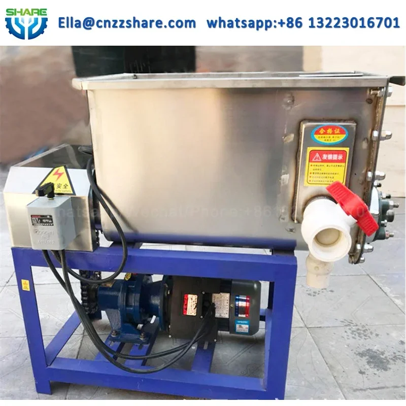 Двойной винт пшеничная мука машина для мытья глютена Seitan все в одном