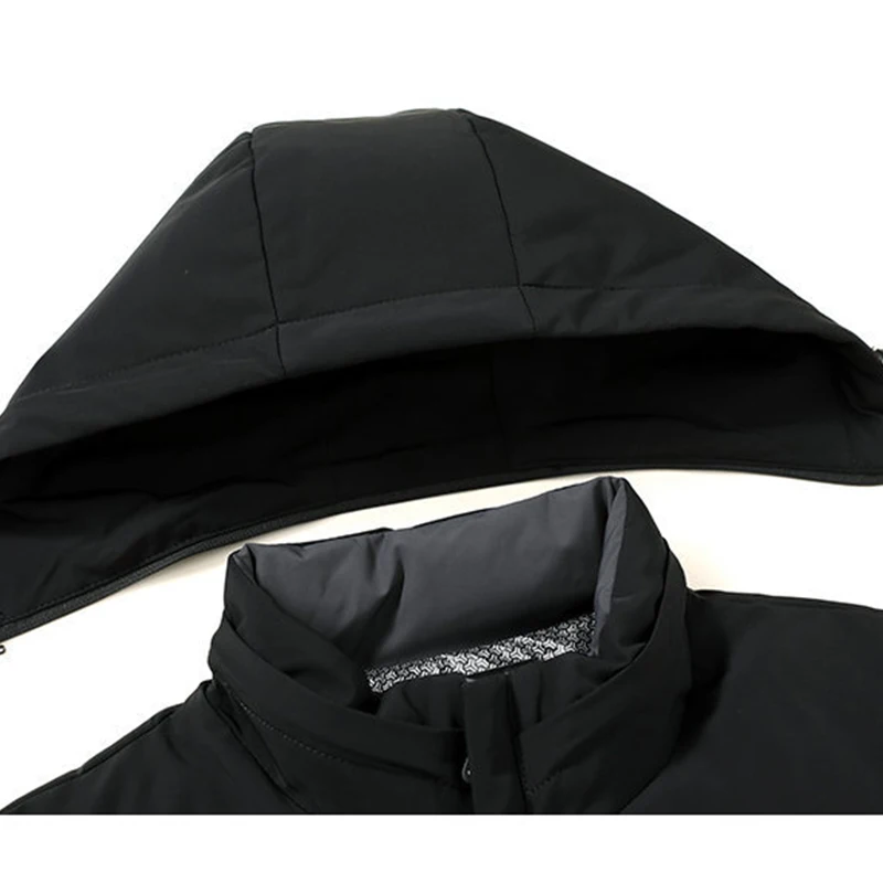 Мужской зимний пуховик короткий стиль устойчивый к холоду утепленный