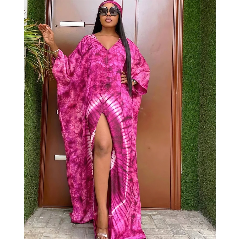 Африканские платья женское богемное платье макси с принтом вечернее Femme Dubai Kaftan