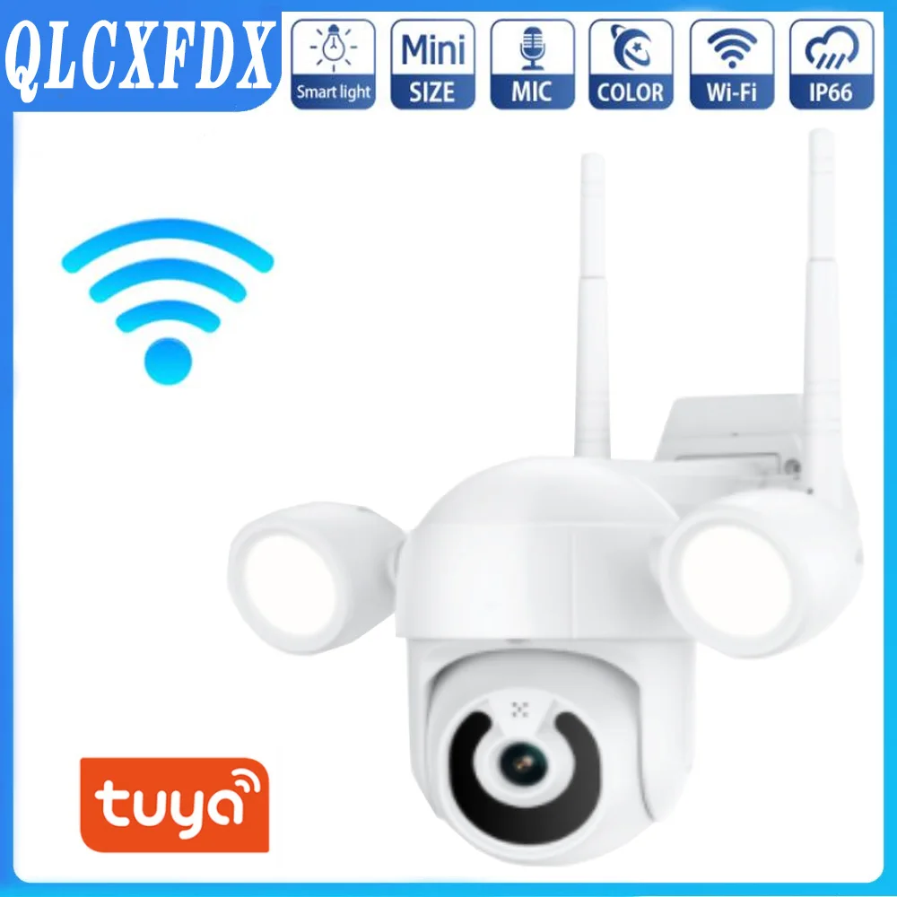 

3MP Tuya Smart Security Camera Wifi Pir Human Detection Monitoring Kamera Night Vision Remote Viewing Outdoor Waterproof ip cam