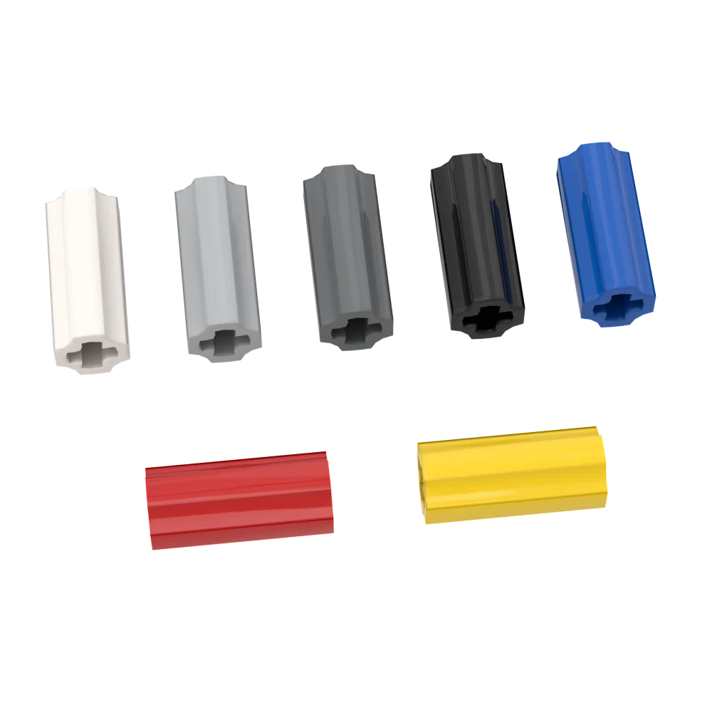 10pcs Compatible MOC Brick Parts 59443 High-Tech Axle Connector Smooth Building Block Particle DIY Kid Puzzle Brain Toy Gift - купить по