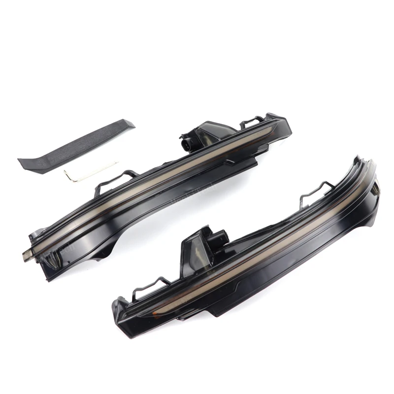 Дымчатые линзы боковое зеркало последовательный указатель поворота для Audi Q5 SQ5 FY