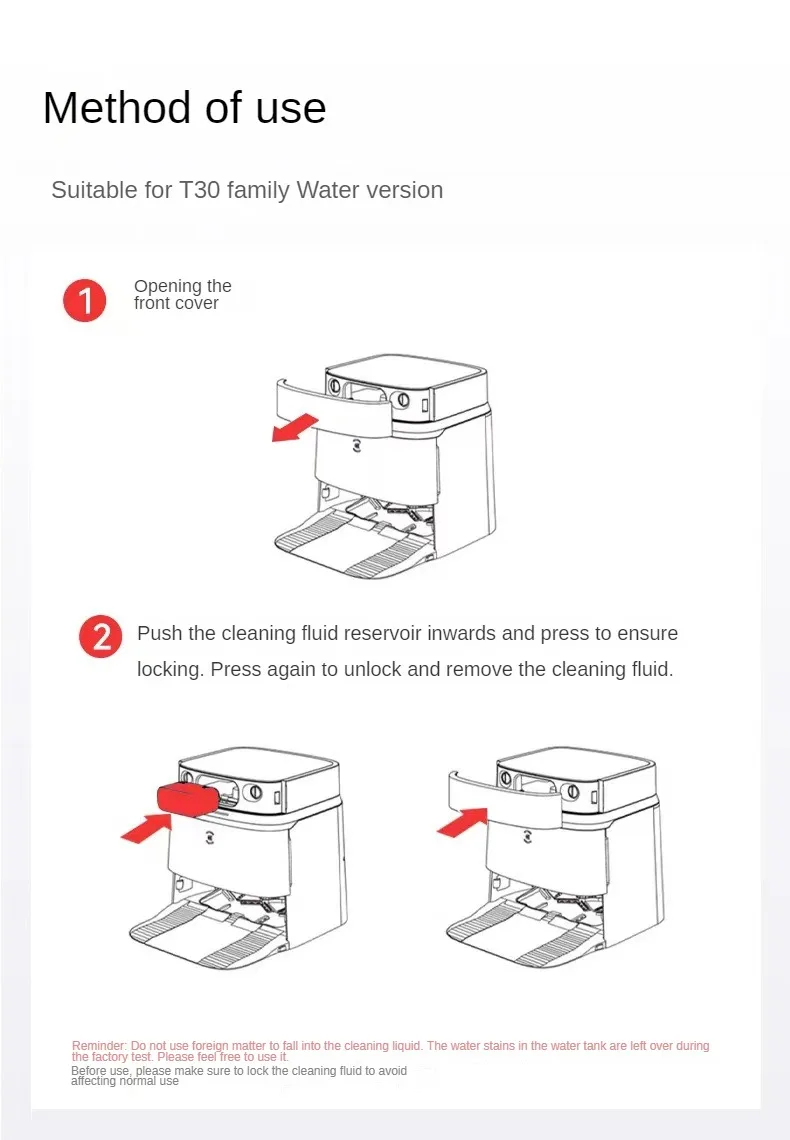 Жидкость для очистки пола ECOVACS T30 Pro/ max/ pro Plus 350 мл